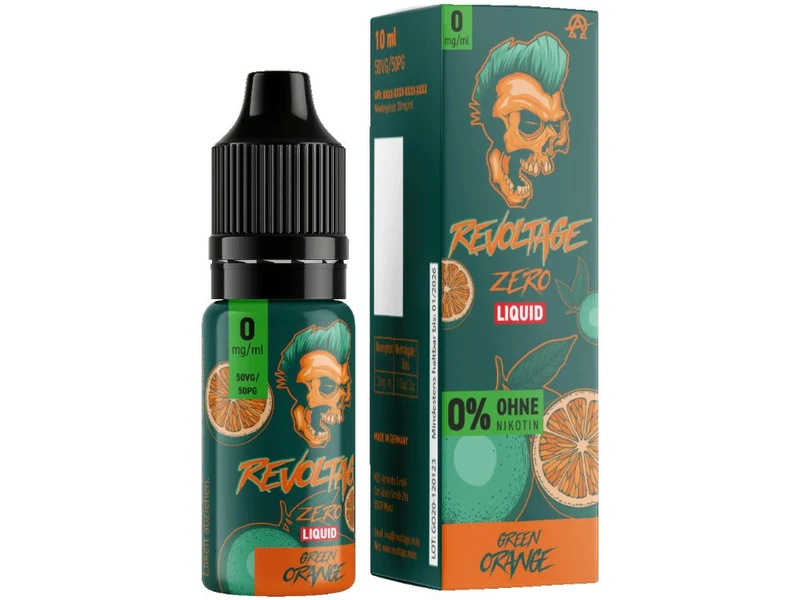 Revoltage - Green Orange - 10ml Fertigliquid (Nikotinfrei)