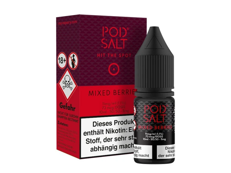 Pod Salt - Mixed Berries - 10ml Fertigliquid (Nikotinsalz)