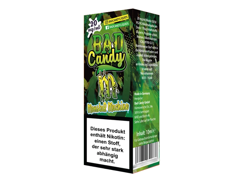 Bad Candy Monstar Machine Nikotinsalz Liquid