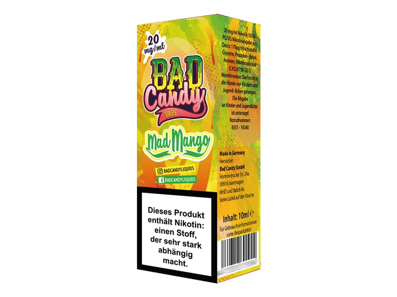 Bad Candy Mad Mango Nikotinsalz Liquid