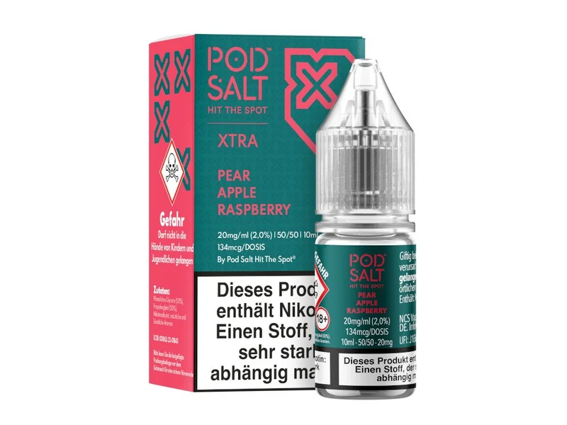 Pod Salt X - Pear Apple Raspberry - 10ml Fertigliquid (Nikotinsalz)