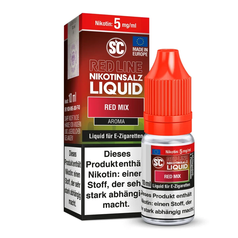SC - Red Line - Red Mix - 10ml Fertigliquid (Nikotinfrei/Nikotinsalz)
