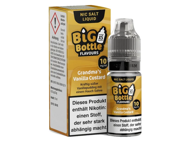Big Bottle - Grandma's Vanilla Custard - 10ml Fertigliquid (Nikotinsalz)