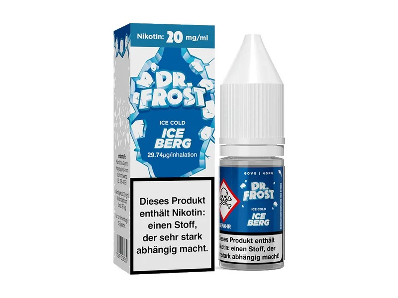 Dr. Frost Ice Cold - Iceberg - 10ml Fertigliquid (Nikotinsalz)