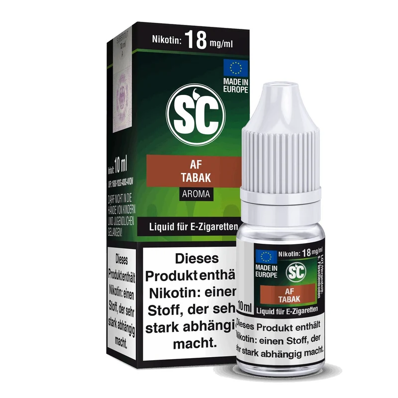 SC - Americas Finest Tabak - 10ml Fertigliquid (Nikotinfrei/Nikotin)