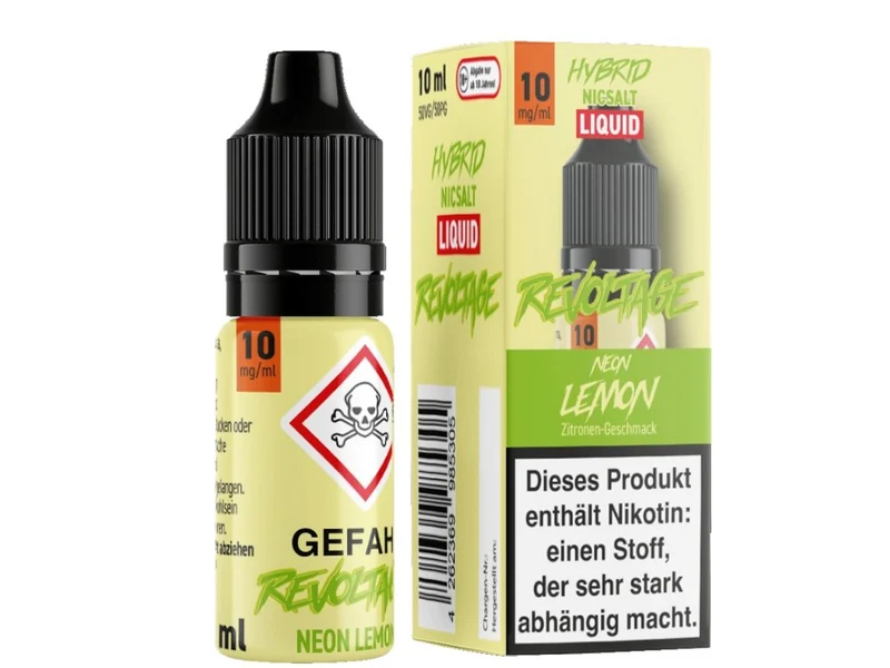 Revoltage - Neon Lemon - 10ml Fertigliquid (Hybrid Nikotinsalz)