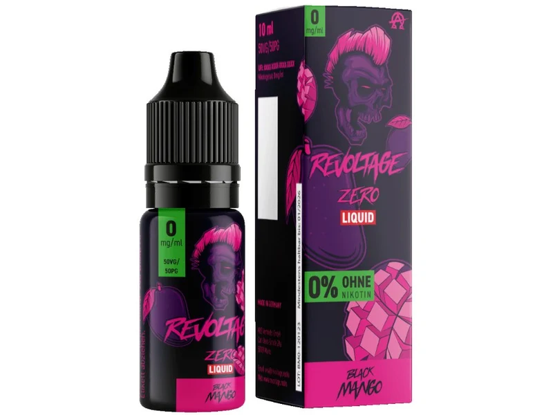Revoltage - Black Mango - 10ml Fertigliquid (Nikotinfrei/Hybrid Nikotinsalz)