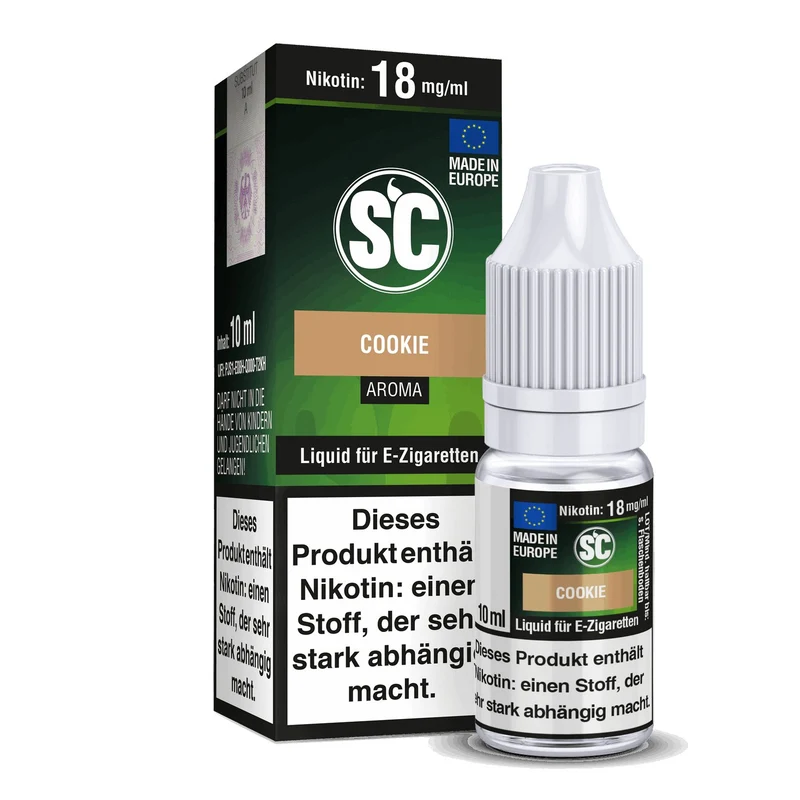 SC - Cookie - 10ml Fertigliquid (Nikotinfrei/Nikotin)