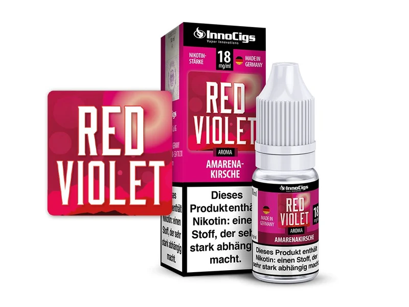 InnoCigs - Red Violet Amarenakirsche - 10ml Fertigliquid (Nikotinfrei/Nikotin)