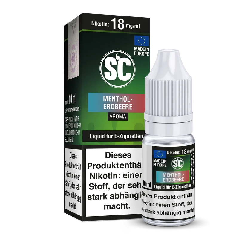 SC Menthol-Erdbeere Liquid
