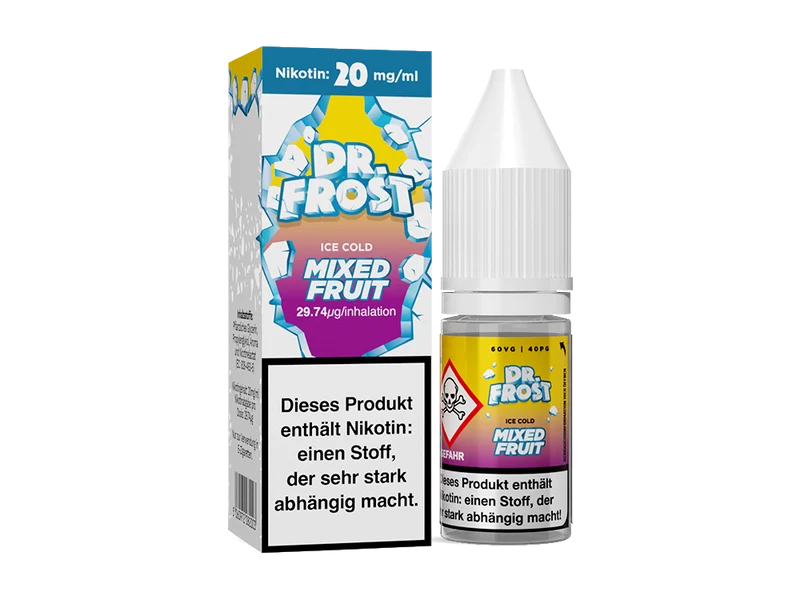 Dr. Frost Ice Cold - Mixed Fruit - 10ml Fertigliquid (Nikotinsalz)
