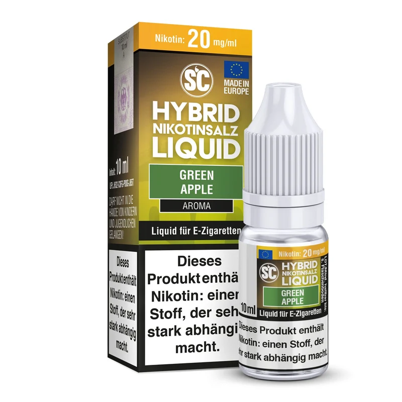 SC - Green Apple - 10ml Fertigliquid (Hybrid Nikotinsalz)
