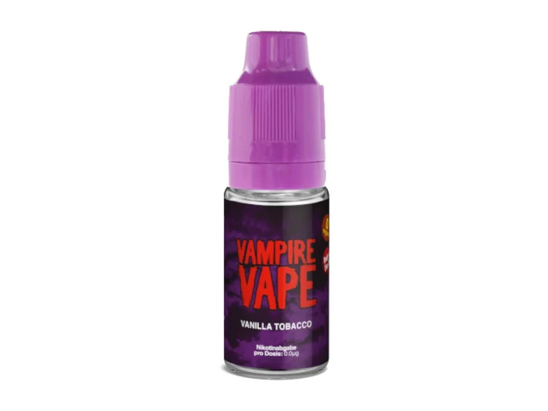 Vampire Vape - Vanilla Tobacco - 10ml Fertigliquid (Nikotinfrei/Nikotin)