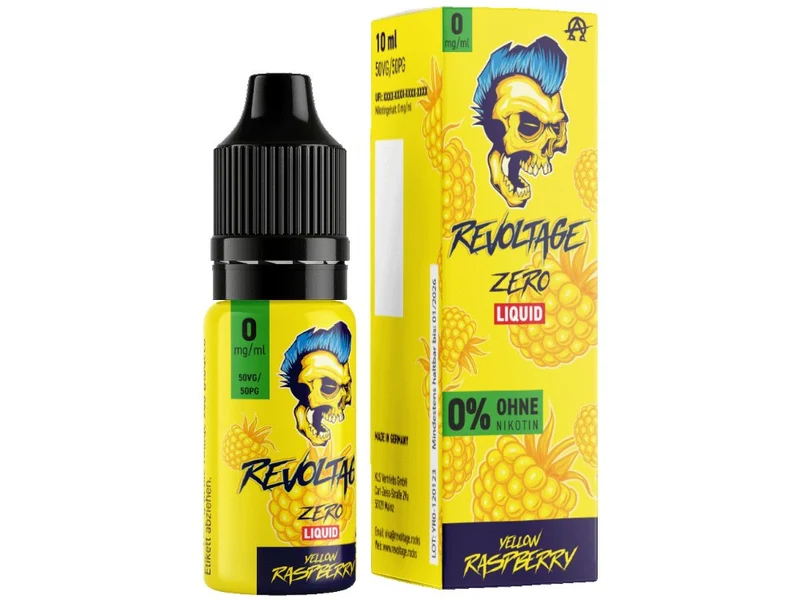 Revoltage - Yellow Raspberry - 10ml Fertigliquid (Nikotinfrei)