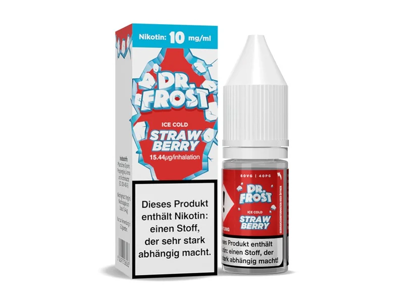 Dr. Frost Ice Cold - Strawberry - 10ml Fertigliquid (Nikotinsalz)