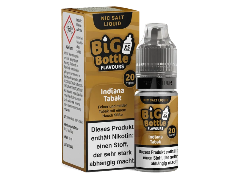 Big Bottle Indiana Tabak Nikotinsalz Liquid