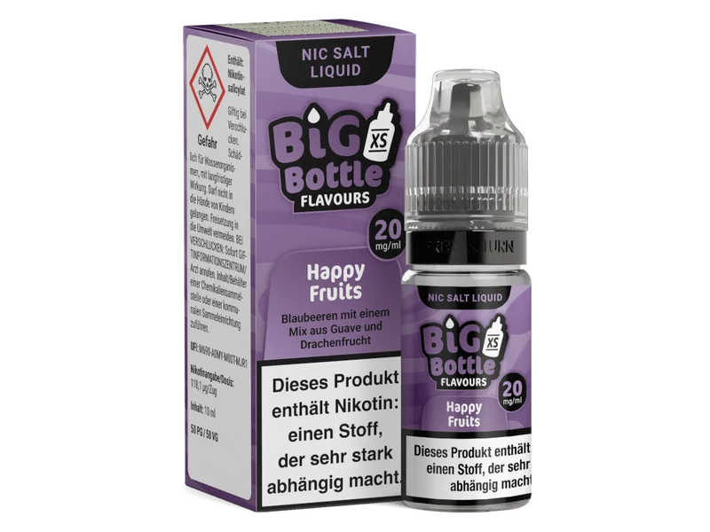 Big Bottle Happy Fruits Nikotinsalz Liquid