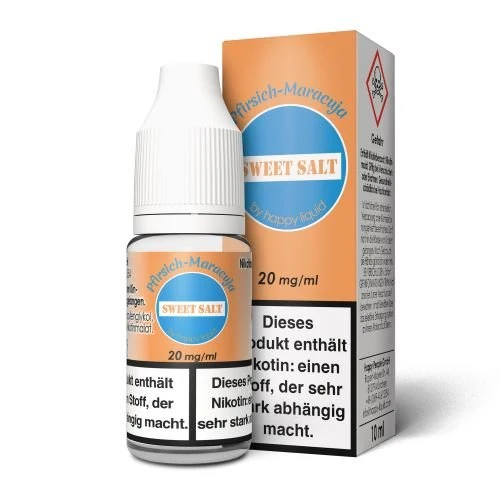 Happy Liquid Sweet Salt Pfirsich-Maracuja Nikotinsalz Liquid