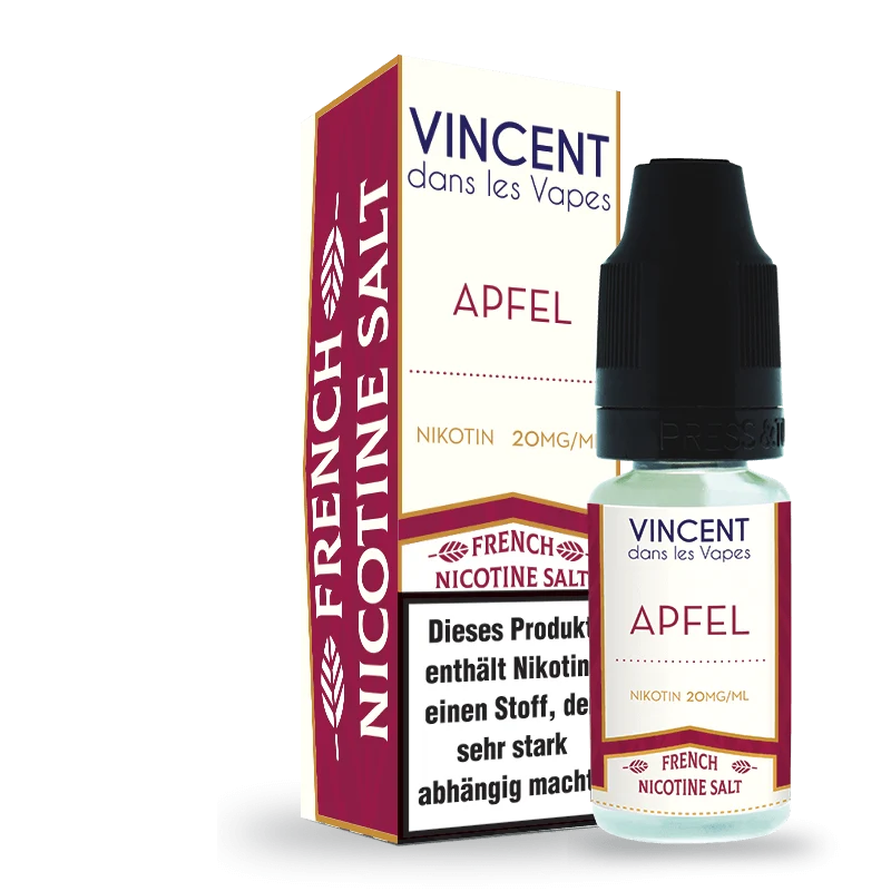 Vincent dans les Vapes Apfel Nikotinsalz Liquid