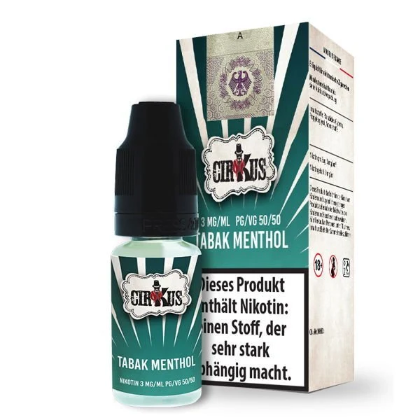 Cirkus Tabak Menthol Liquid