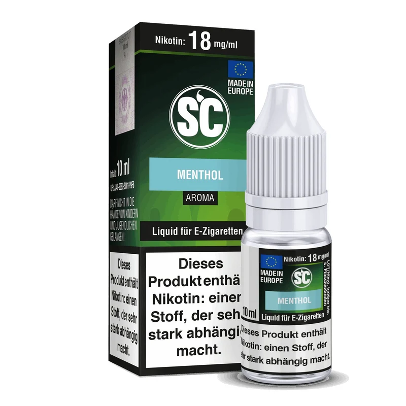SC - Menthol - 10ml Fertigliquid (Nikotinfrei/Nikotin)