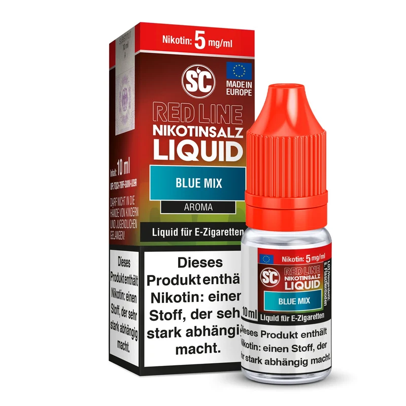 SC - Red Line - Blue Mix - 10ml Fertigliquid (Nikotinfrei/Nikotinsalz)