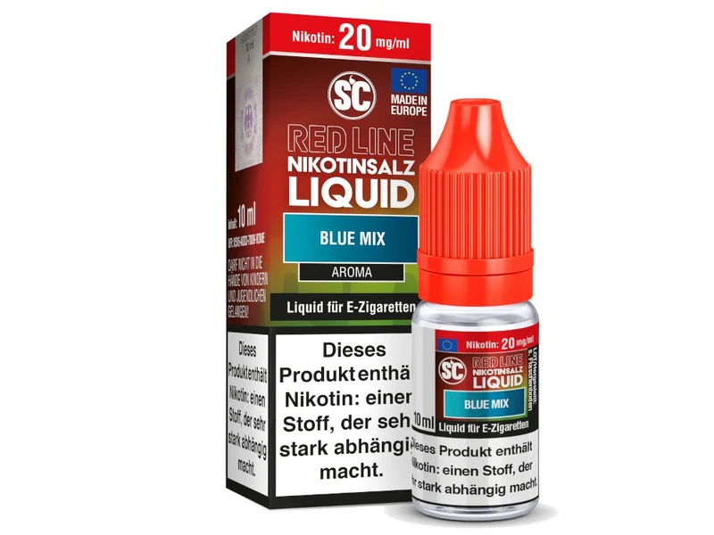 SC - Red Line - Blue Mix - 10ml Fertigliquid (Nikotinfrei/Nikotinsalz)