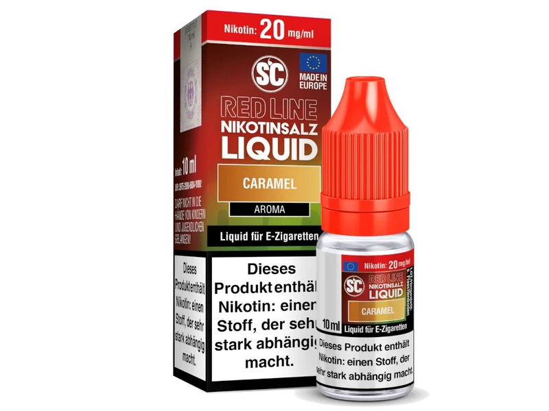 SC - Red Line Cappuccino - 10ml Fertigliquid (Nikotinfrei/Nikotinsalz)