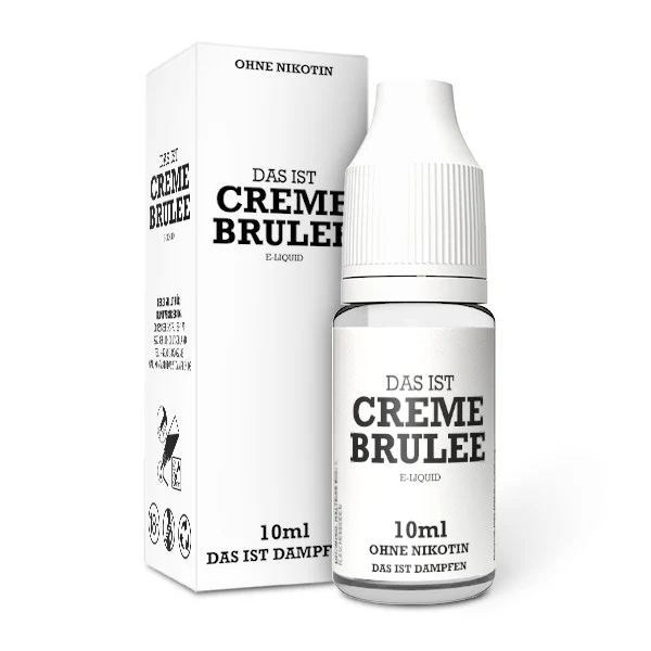 Das ist Dampfen Creme Brulee Liquid