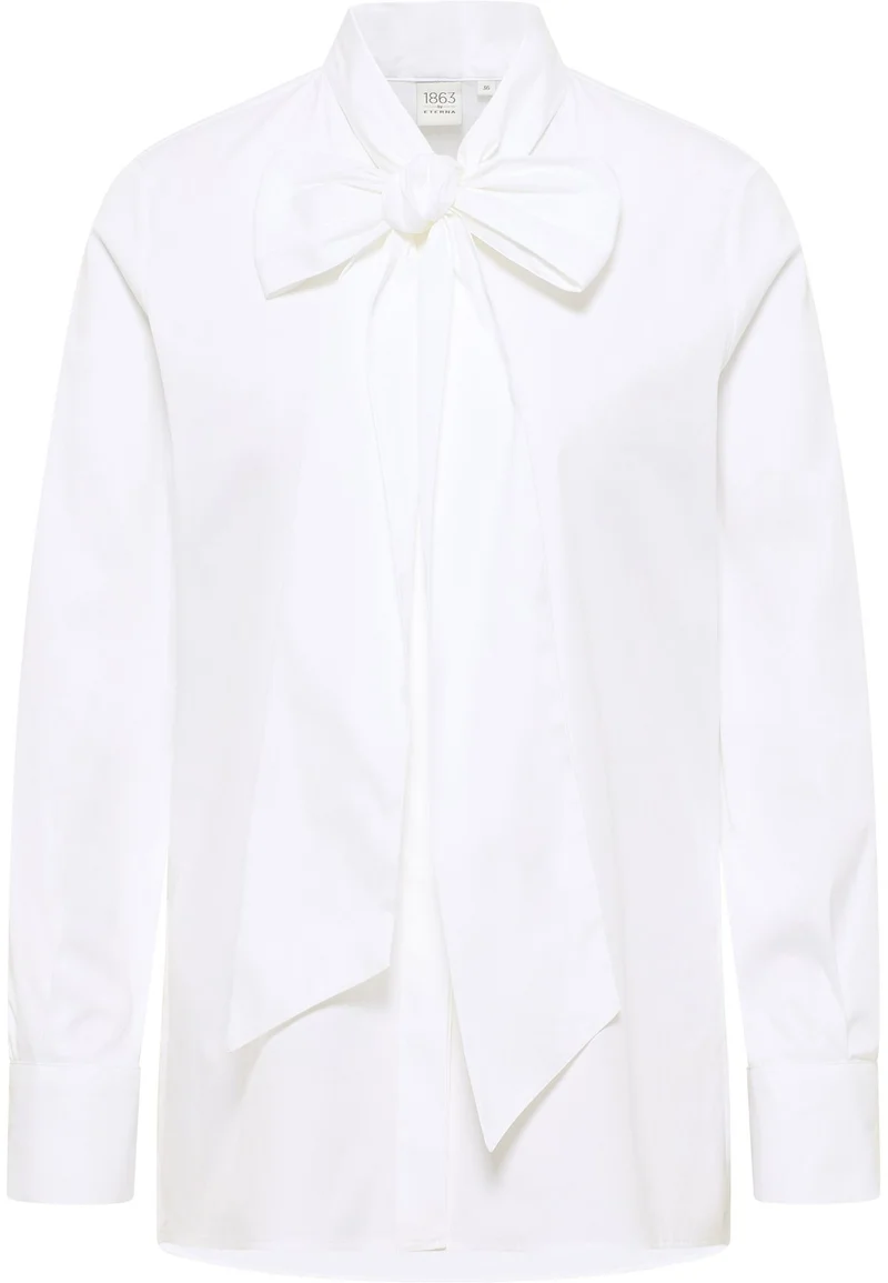 Signature Shirt Bluse Popeline Langarm