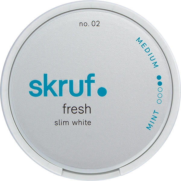 Skruf Fresh No. 2 Mint Medium Slim White