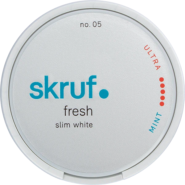 Skruf Fresh No. 5 Mint Ultra Strong Slim White