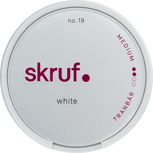 Skruf No. 19 Tranbär Medium White