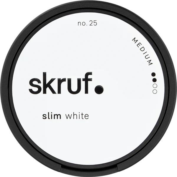 Skruf No. 25 Medium Slim White