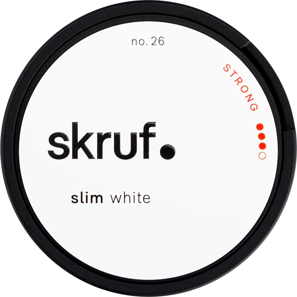 Skruf No. 26 Strong Slim White