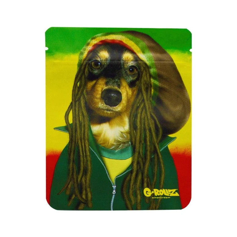 G-Rollz Pets Rock Bag «Reggae» – Zip-Beutel 10×12.5 cm