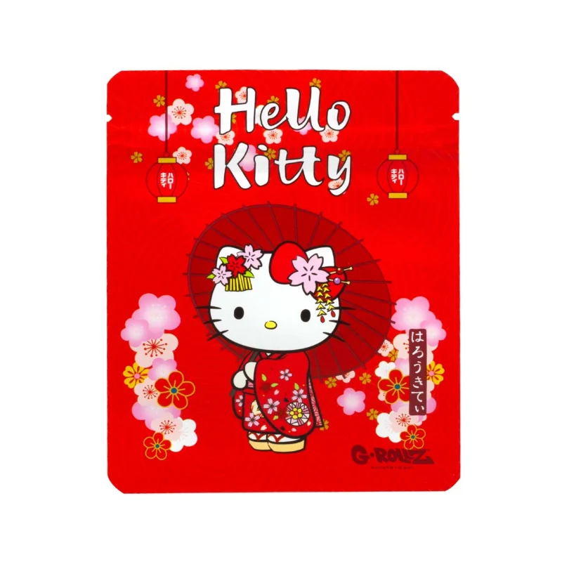 G-Rollz Hello Kitty Bag «Kimono Red» – Zip-Beutel 10×12.5 cm
