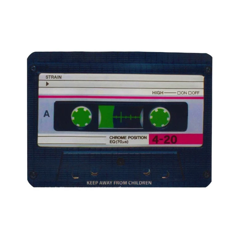 Cassette Bag 10.2 × 7.6 cm – Druckverschlussbeutel