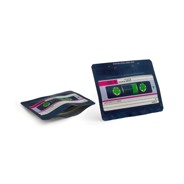 Cassette Bag 10.2 × 7.6 cm – Druckverschlussbeutel