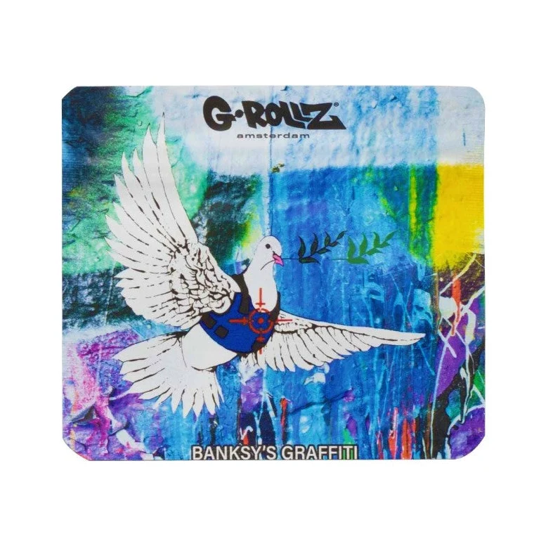 G-Rollz Banksy Bag «Bulletproof Dove» – Zip-Beutel 9×8 cm