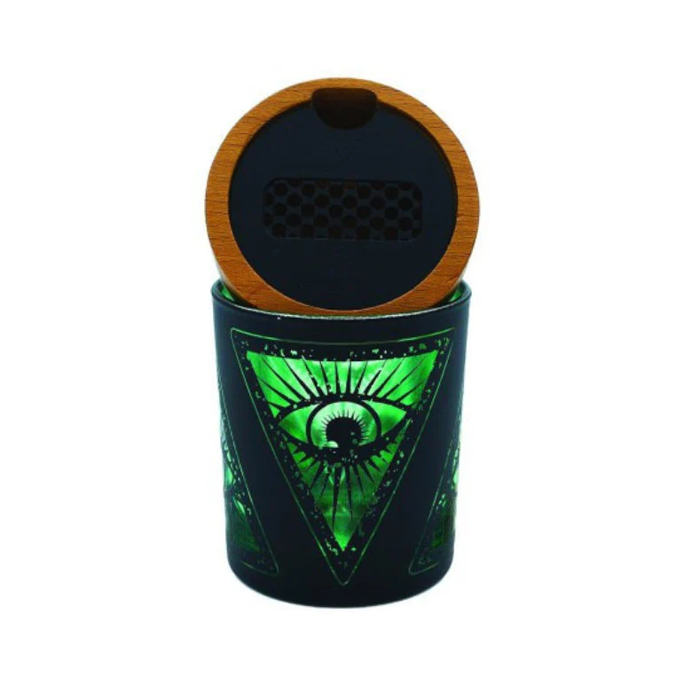 V Syndicate SoleStash Stash-Dose «Illuminati» Grün – 8.9 cm / 7 g