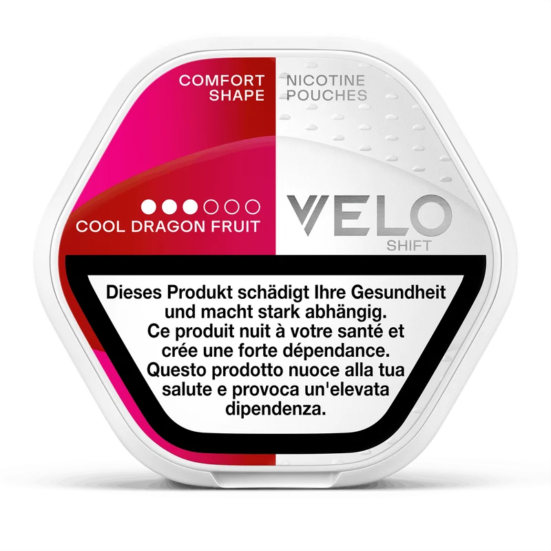 VELO Shift Cool Dragon Fruit 8 mg – 20 Beutel