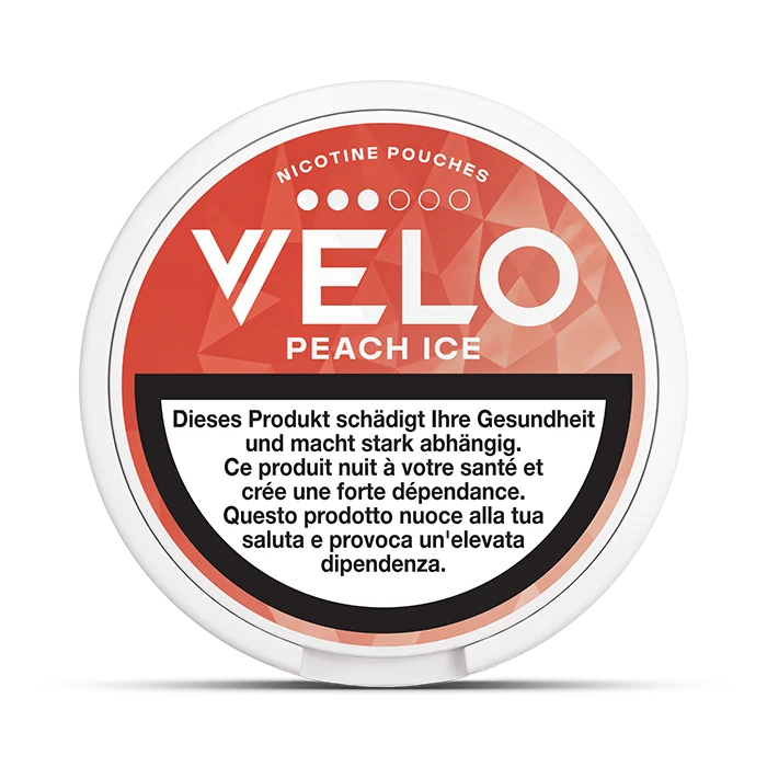 VELO Peach Ice 8 mg – 23 Beutel