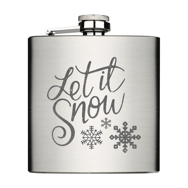 Let it Snow Flachmann 6oz