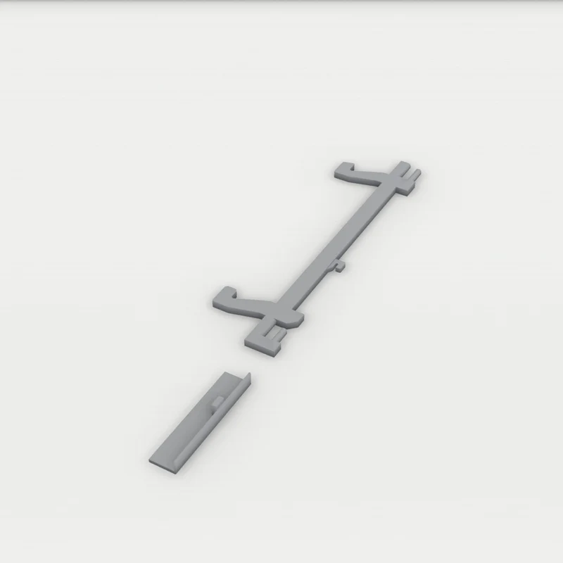 Türriegel Haken passend für Miele M 8261-1 M 8260 M 8621 Teilenr. 6635824