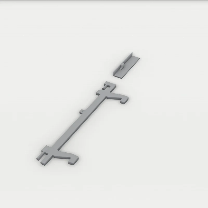 Türriegel Haken passend für Miele M 8261-1 M 8260 M 8621 Teilenr. 6635824