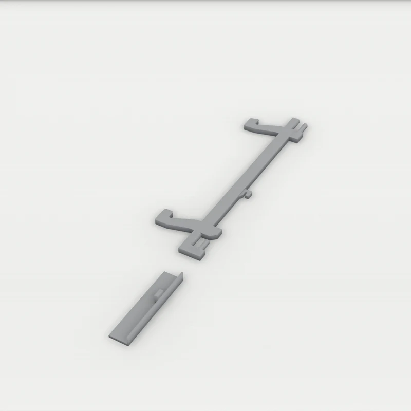 Türriegel Haken passend für Miele M 8261-1 M 8260 M 8621 Teilenr. 6635824