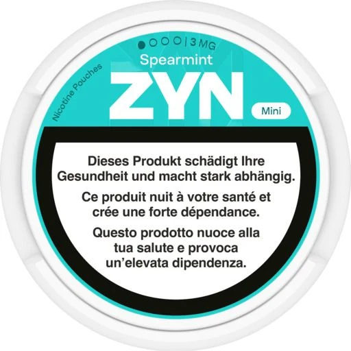 Zyn Spearmint Mini 3mg