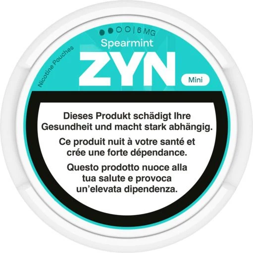 Zyn Spearmint Mini 6mg