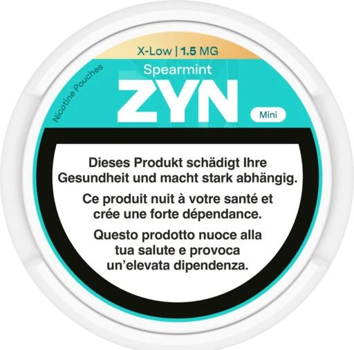 Zyn Spearmint Mini X-Low 1.5mg